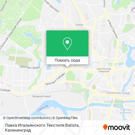 Карта Лавка Итальянского Текстиля Batista