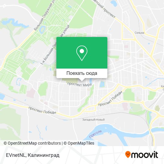 Карта EVnetNL