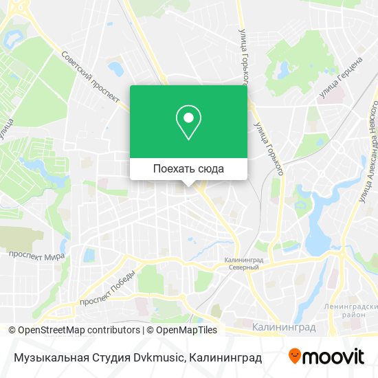Карта Музыкальная Студия Dvkmusic