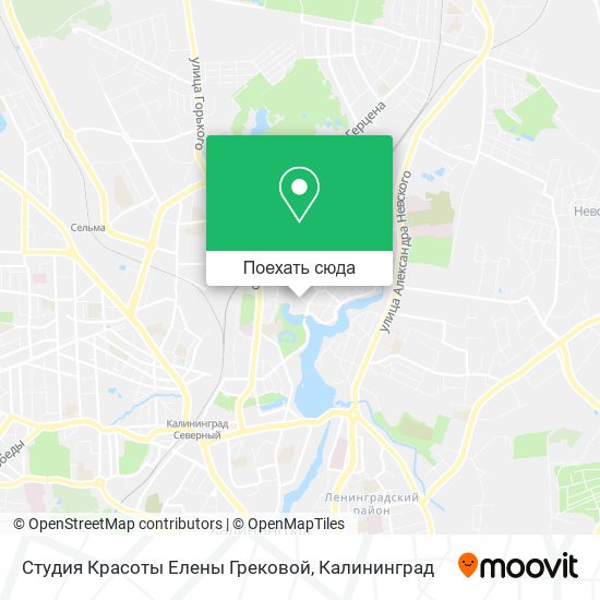 Карта Студия Красоты Елены Грековой