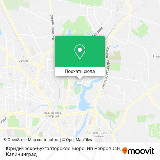 Карта Юридическо-Бухгалтерское Бюро, Ип Ребров С.Н