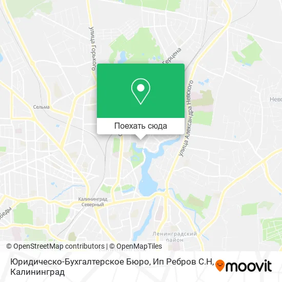 Карта Юридическо-Бухгалтерское Бюро, Ип Ребров С.Н