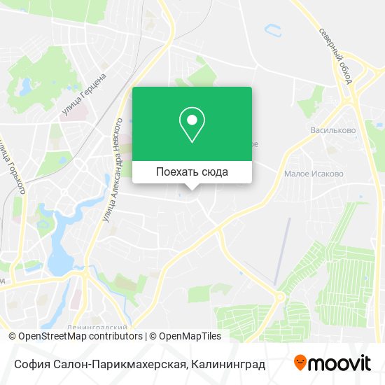 Карта София Салон-Парикмахерская
