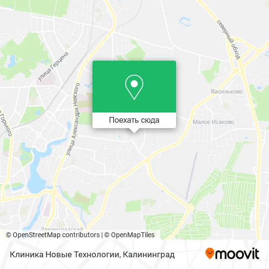 Карта Клиника Новые Технологии