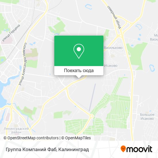 Карта Группа Компаний Фаб