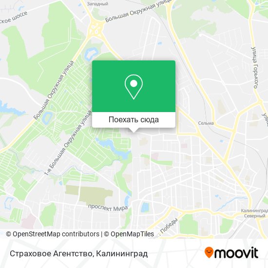 Карта Страховое Агентство