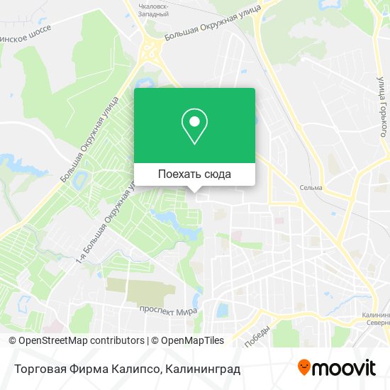 Карта Торговая Фирма Калипсо