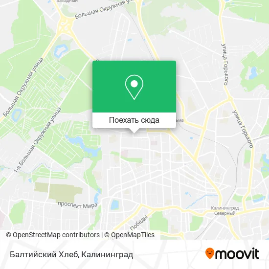 Карта Балтийский Хлеб