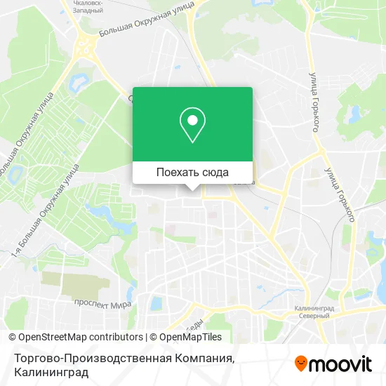 Карта Торгово-Производственная Компания