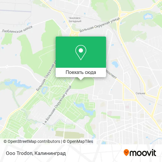 Карта Ooo Trodon