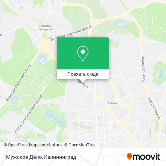 Карта Мужское Дело