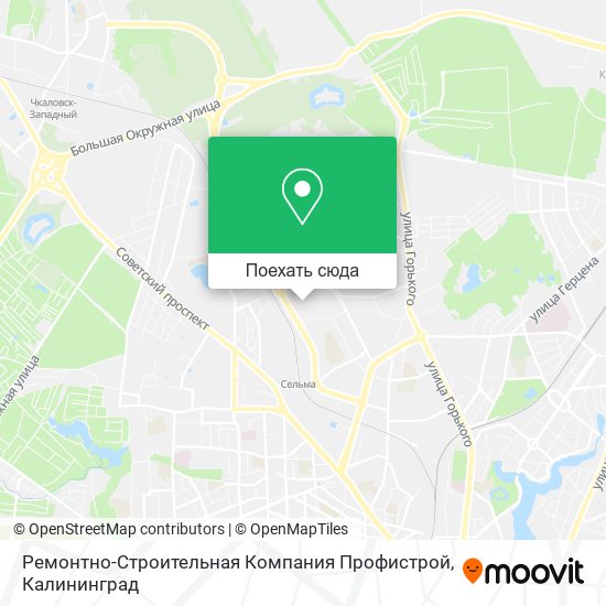 Карта Ремонтно-Строительная Компания Профистрой