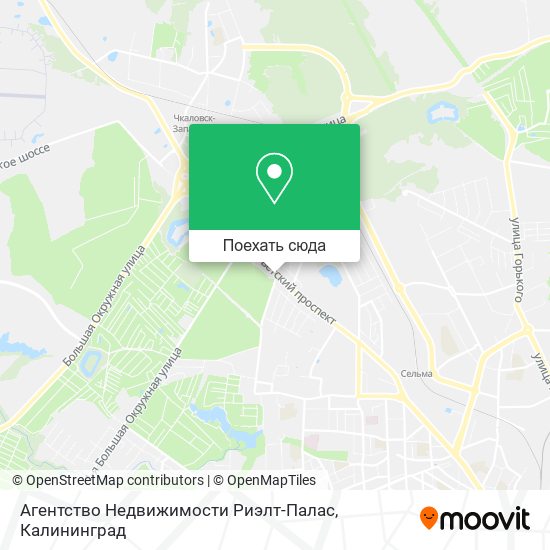 Карта Агентство Недвижимости Риэлт-Палас