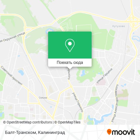 Карта Балт-Транском