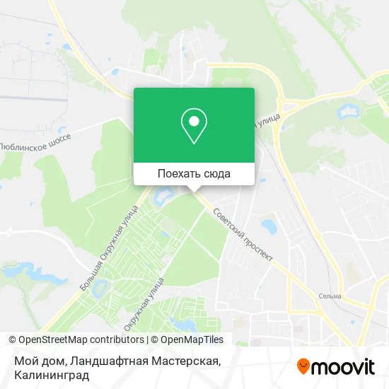 Карта Мой дом, Ландшафтная Мастерская