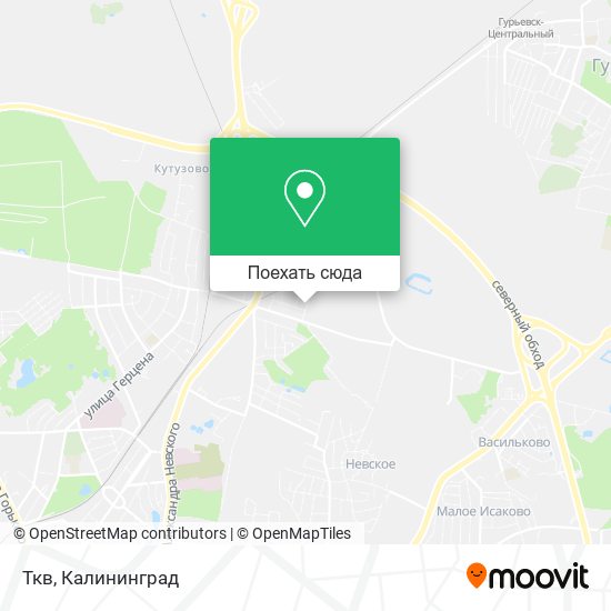 Карта Ткв
