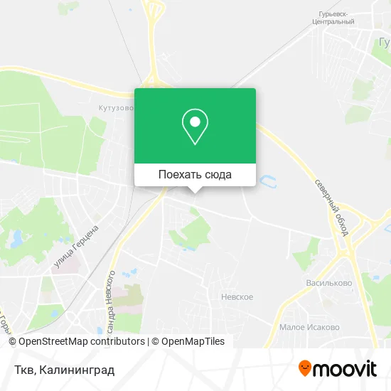 Карта Ткв