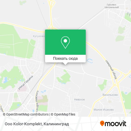Карта Ooo Kolor-Komplekt