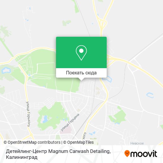 Карта Детейлинг-Центр Magnum Carwash Detailing