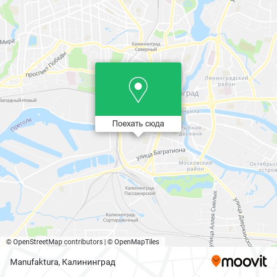 Карта Manufaktura