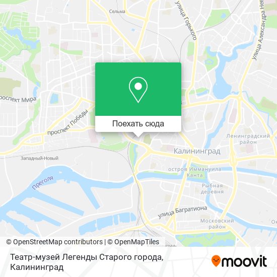 Карта Театр-музей Легенды Старого города