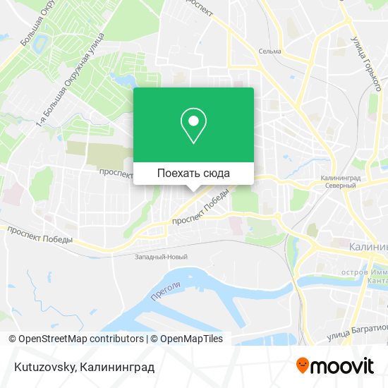 Карта Kutuzovsky