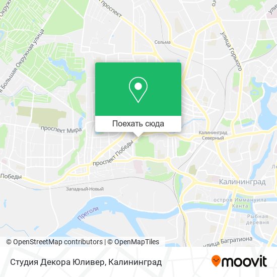 Карта Студия Декора Юливер