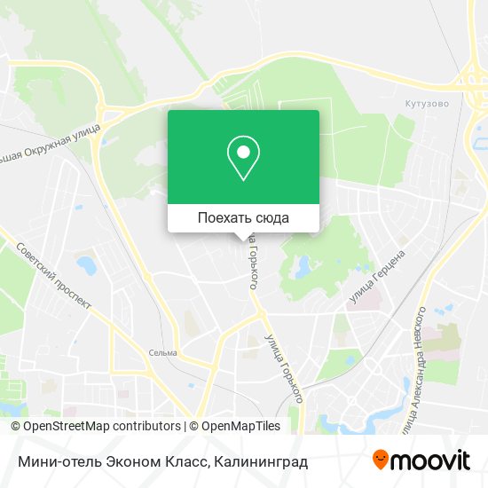 Карта Мини-отель Эконом Класс