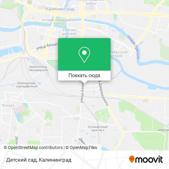 Карта Детский сад