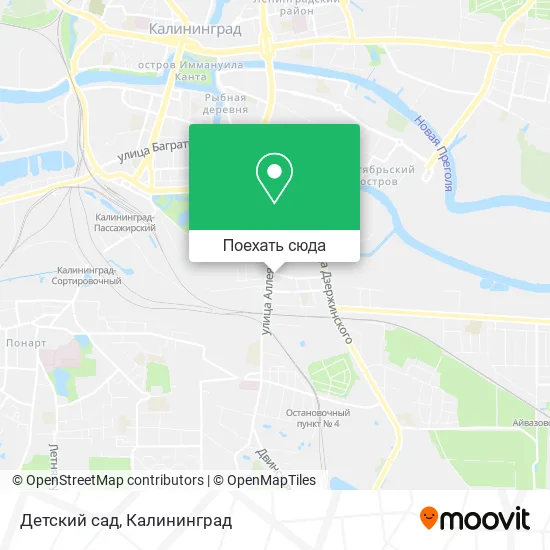 Карта Детский сад