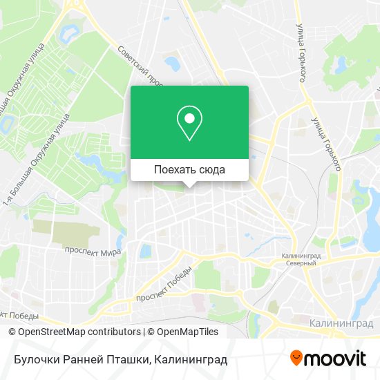 Карта Булочки Ранней Пташки