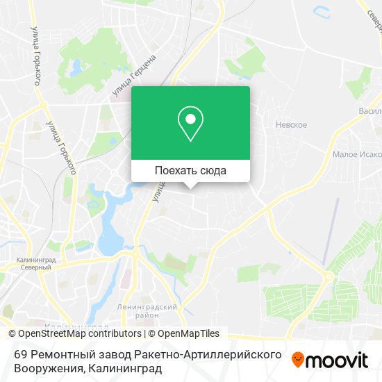Карта 69 Ремонтный завод Ракетно-Артиллерийского Вооружения