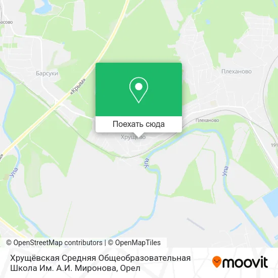 Карта Хрущёвская Средняя Общеобразовательная Школа Им. А.И. Миронова