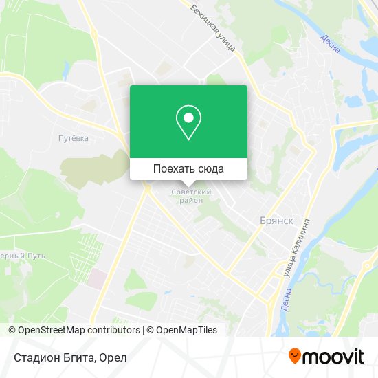 Карта Стадион Бгита