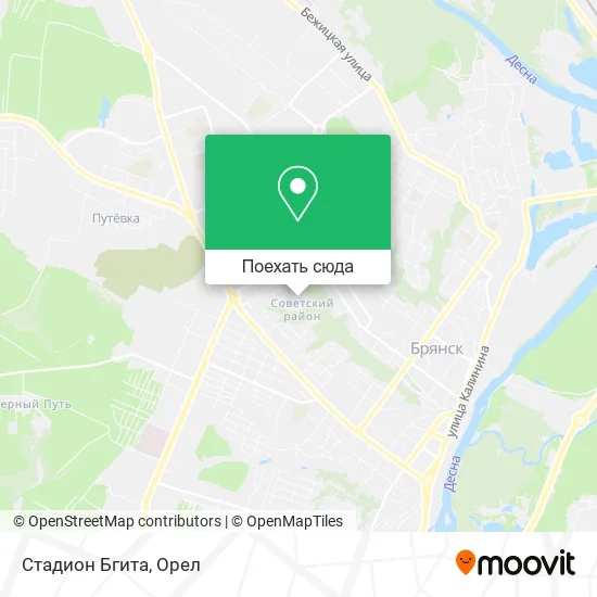 Карта Стадион Бгита