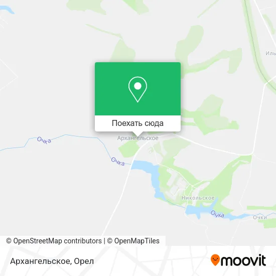 Карта Архангельское