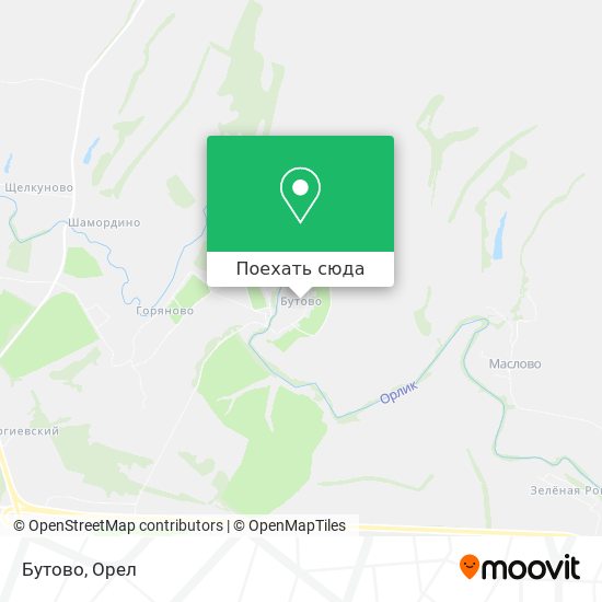 Карта Бутово