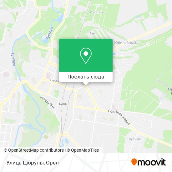 Карта Улица Цюрупы