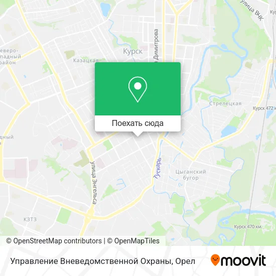 Карта Управление Вневедомственной Охраны