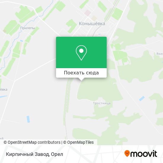 Карта Кирпичный Завод