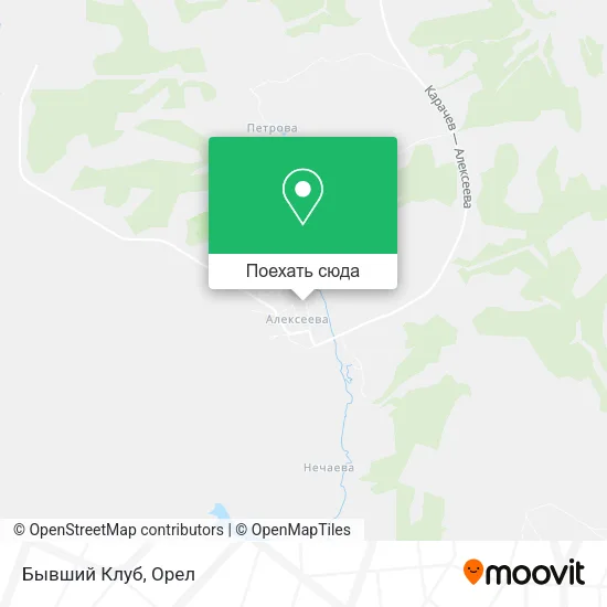 Карта Бывший Клуб