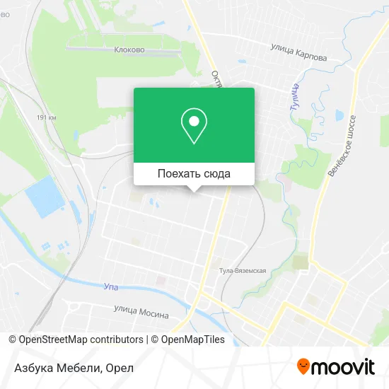 Карта Азбука Мебели