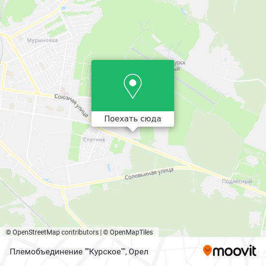 Карта Племобъединение ""Курское""