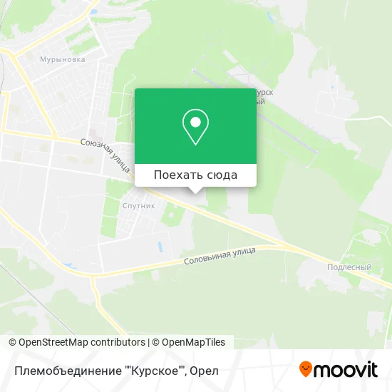 Карта Племобъединение ""Курское""