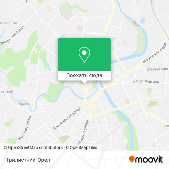 Карта Трилистник