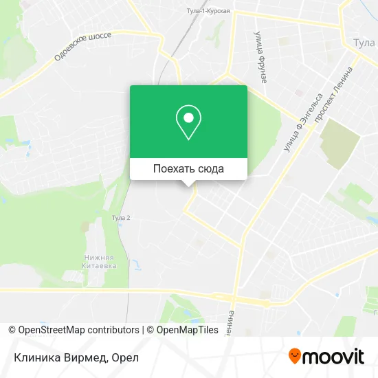 Карта Клиника Вирмед