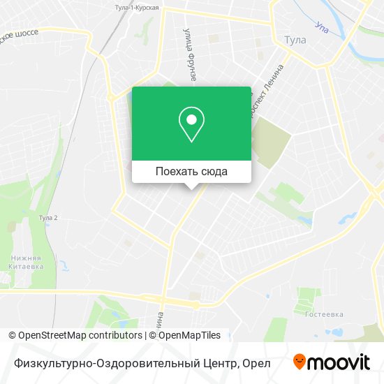 Карта Физкультурно-Оздоровительный Центр