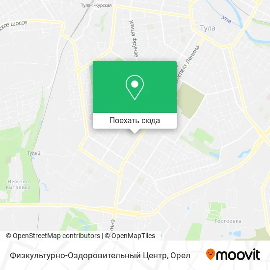 Карта Физкультурно-Оздоровительный Центр