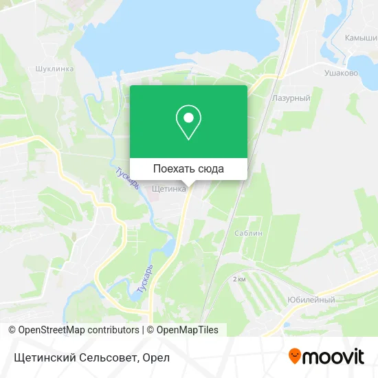 Карта Щетинский Сельсовет