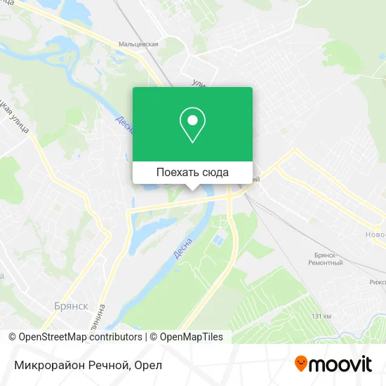 Карта Микрорайон Речной